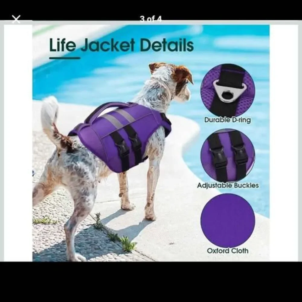 Kuoser Dog Life Jacket -Size M - new